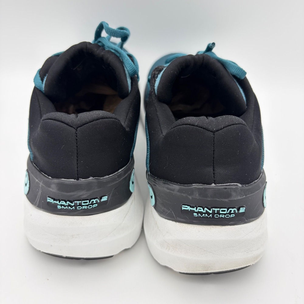 Topo Athletic Phantom 2 Womens 10 Running Shoes Teal Black Lightweight Sneakers - Picture 7 of 10